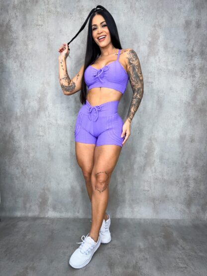 Violet Dream Wave Women Workout Set - Image 2