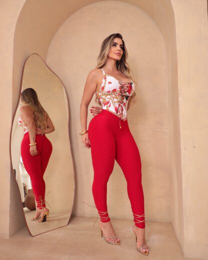 Vogue Red Roses Jumpsuit