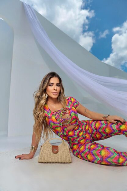 Colorful Caribbean Jumpsuit - Image 4