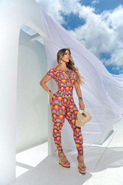 Colorful Caribbean Jumpsuit