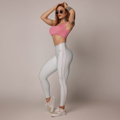 Rose & White Jacquard Emotion Workout Set